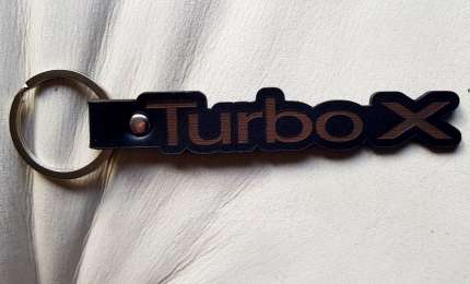 Leather saab 9.3 Turbo X keyring Accessories