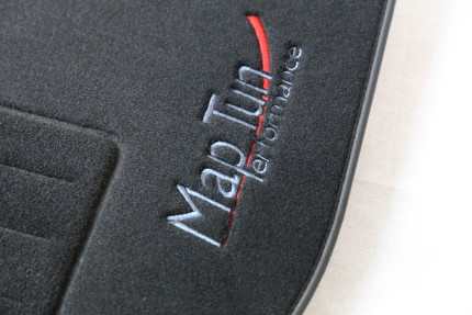 Complete set of MapTun grey textile interior mats for saab 9.5 1998-2007 Interior Mats set