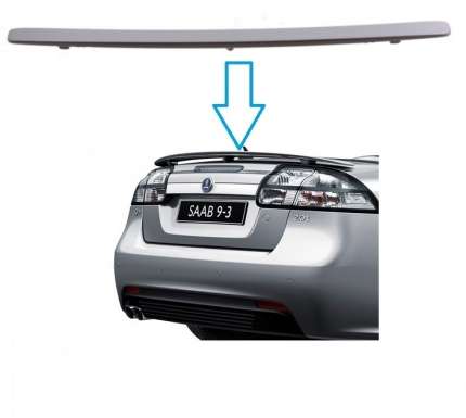 Rear spoiler for saab 9.3 convertible 2008-2012 Accessories