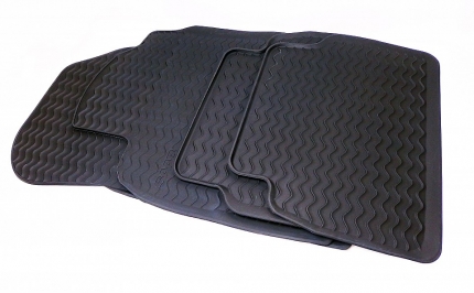Complete set of rubber interior mats saab 9.3 2003-2007 Accessories