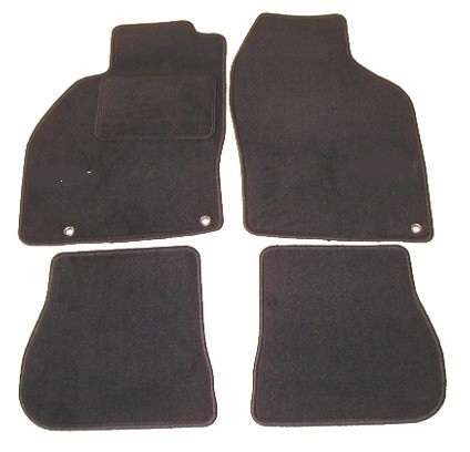 Complete set of BLACK  textile interior mats saab 900 classic Convertible Interior Mats set