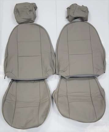 Front leather seat covers in beige/Parchment for Saab 900 NG CV 1994-1998 Parts you won't find anywhere else