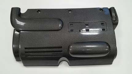 Carbon-Silver patterned engine cover for saab 9.3 2003-2014 Accessories