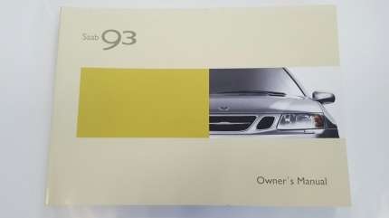 saab 9.3 Owner's Manual 2003-2006 saab gifts: books, models...