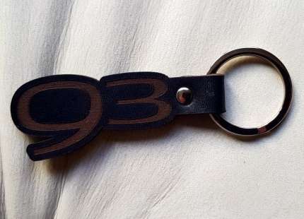 saab 9.3 leather keyring saab gifts: books, models...
