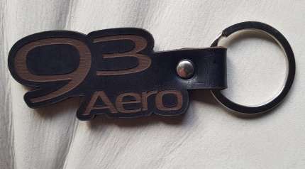Leather saab 9.3 Aero keyring Accessories