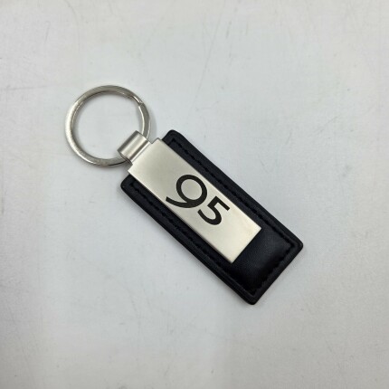 Leather saab 9.5 keyring saab gifts: books, models...