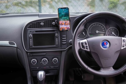 Phone holder for Saab 9-3 NG 2003-2012 (Right hand drive) Parts you won't find anywhere else