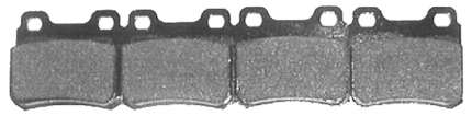 Rear Brake pads for saab 900 NG  1994-1996 Brake system