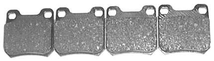 rear Brake pads for saab Brake system