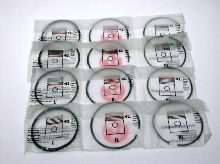 Piston ring complete set (for 1 engine) (+ 0.5 size), saab 90, 99 , 900 classic Engine block parts