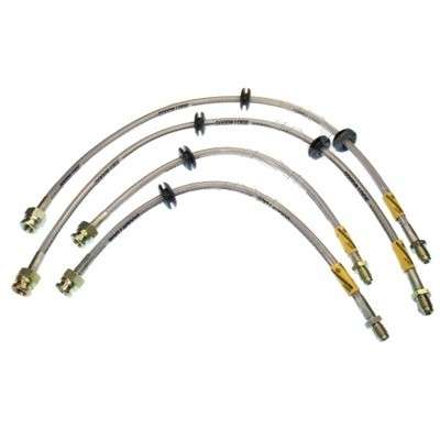 Stainless Brake hoses kit for saab 9000 Brake system