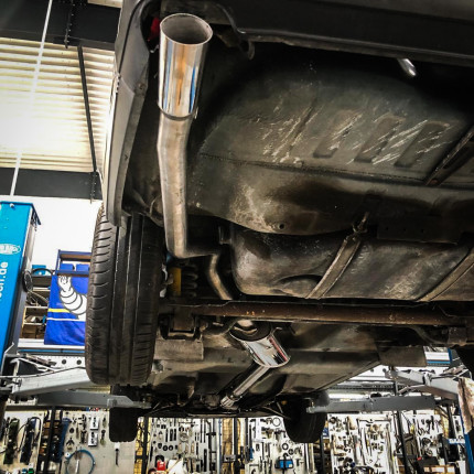 NEW Stainless-Steel Exhaust System with Oval Tailpipe (SAAB C900) Home