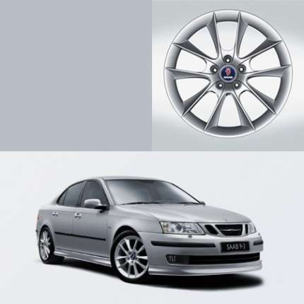 Genuine set of 4 saab wheels in 18