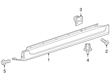 underbody guard right saab 9.3 NG Bumper