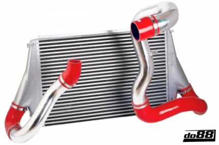 Front mounted Intercooler kit for Saab 9-3 2.8T V.6 2006-2011 (Red) Engine