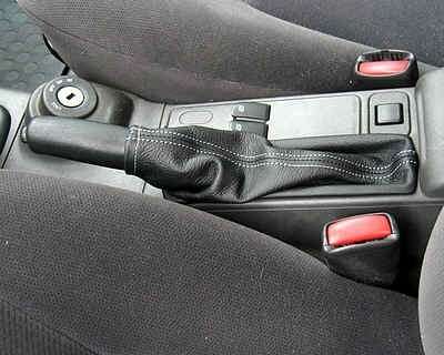 Black Leather Hand Brakes lever gaiter for saab 900 II/9.3 saab gifts: books, models...