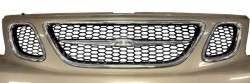 Front grill black and chrome saab 9.3 II Front grills