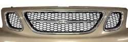 Front grill black and chrome saab 9.3 II Exterior Accessories