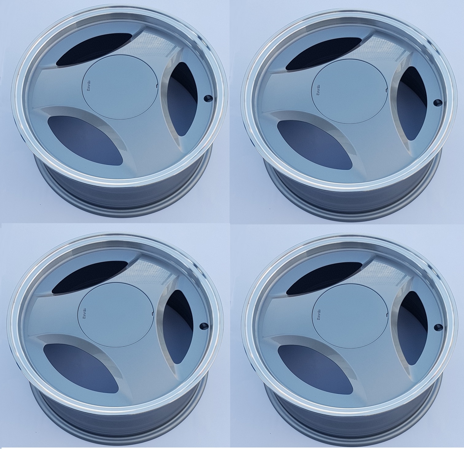 Complete set of 4 Aero wheels in 17 for saab 900 classic and