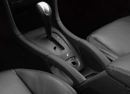 Gear lever trim cover in leather by HIRSCH for saab 9.3 2003-2012 AT New PRODUCTS