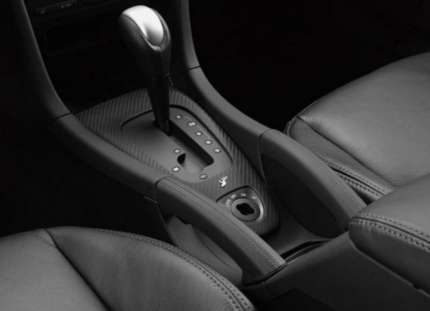 Gear lever trim cover in leather by HIRSCH for saab 9.3 2003-2012 AT Others interior equipments