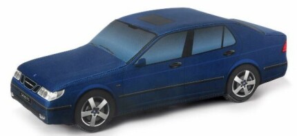 Decorative cushion in the form of a Saab 9.5 sedan Aero New PRODUCTS