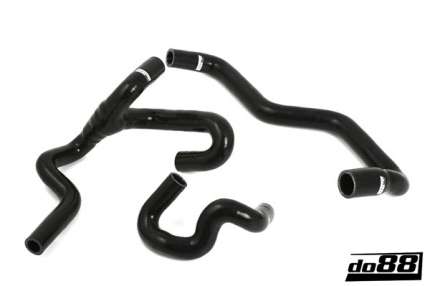 Heating silicone hoses kit Saab 9.5 1998-2010 (Black) Engine