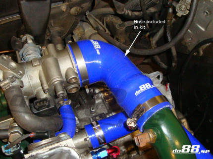 Blue silicone hose kit intercooler - Saab 9000 Turbo 1991-1998 intercooler