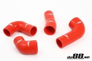Red silicone hose kit intercooler - Saab 9000 Turbo 1988-1990 New PRODUCTS