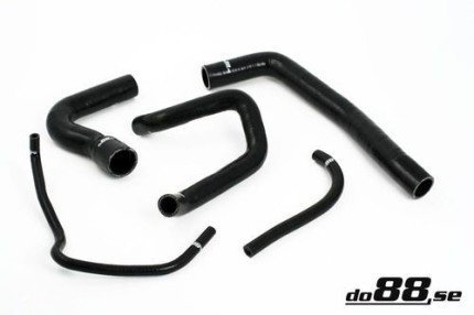 Coolant hoses kit in silicone Saab 9000 Turbo 1985-1989 (Black) New PRODUCTS