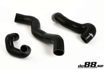 Black silicone hoses kit for Cross Flow Upgrade intercooler Fitting, Saab 900 and 9.3 New PRODUCTS