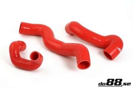 RED silicone hoses kit for Cross Flow Upgrade intercooler Fitting, Saab 900 and 9.3 New PRODUCTS