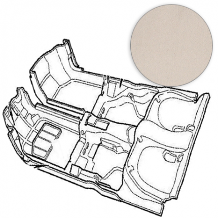 Genuine saab carpet for SAAB 9.3 (3 doors) New PRODUCTS