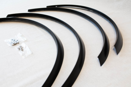 Complete fender extensions kit matt black for Saab 900 classic Accessories
