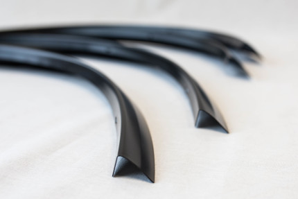 Complete fender extensions kit matt black for Saab 900 classic Others parts: wiper blade, anten mast...