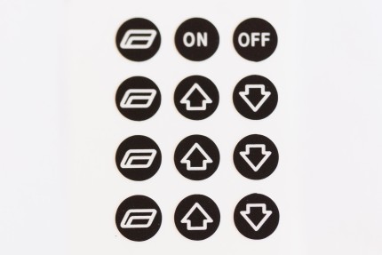 Replacement window control buttons decals kit for for saab 900 classic Accessories