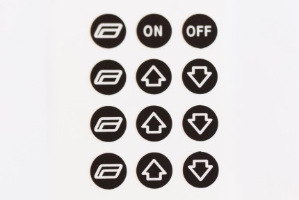 Replacement window control buttons decals kit for for saab 900 classic New PRODUCTS