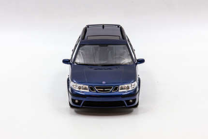 Saab 9-5 Estate Aero model 1:18 dark blue saab gifts: books, models...