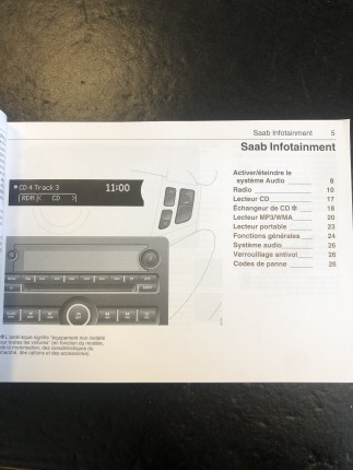 Saab 9.3 Infotainment Manual 2008 saab gifts: books, models...