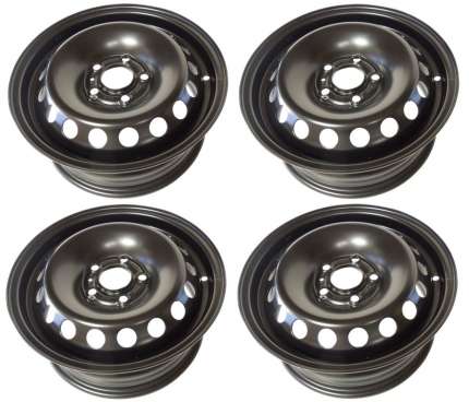 Complete set of 4 genuine saab steel wheels in 15