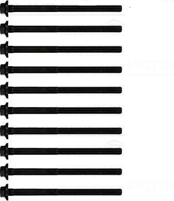set of 10 cylinder head bolts (saab 4 cylinder turbo petrol) Head cylinder parts