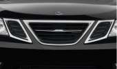 saab 9.3 front grill Black mat