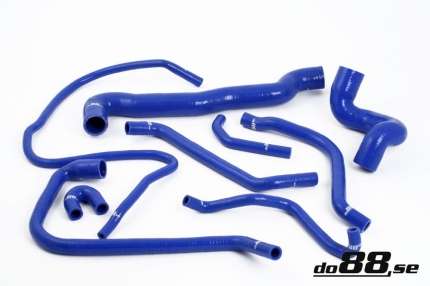 Kit blue coolant hoses silicone and Saab 900 and 9.3 Engine