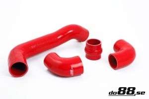 Red silicone hose kit intercooler - turbo Saab 900 / 9.3 intercooler