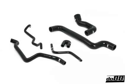 Coolant hoses kit in silicone Saab 9.5 1998-2001 (Black) Engine