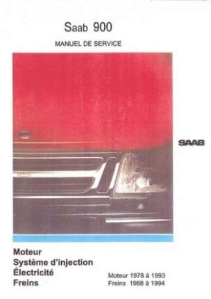 saab 900 repair manual (french) saab gifts: books, models...