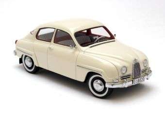 SAAB 96 model 1/18 (White) saab gifts: books, models...