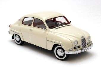 SAAB 96 model 1/18 (White) New PRODUCTS