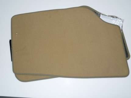 Complete set of textile interior mats  (beige) saab 900 convertible Interior Mats set